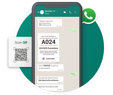 Virtual Queuing Via WhatsApp
